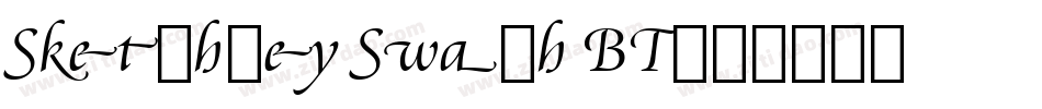 Sketchley Swash BT字体转换